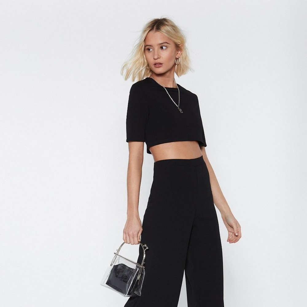 Black Crop Top
